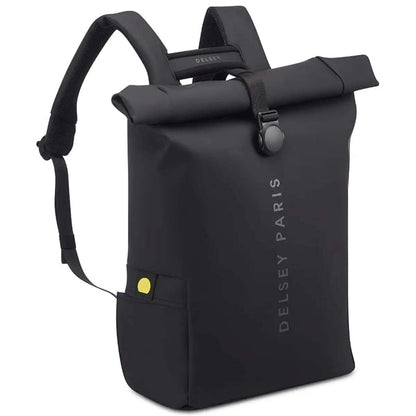 Delsey Turenne Soft Rolltop RFID Laptop Backpack 15" Black
