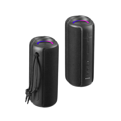 Wave 12W Portable Speaker Amped Series IPX7 LED Medium (Black)