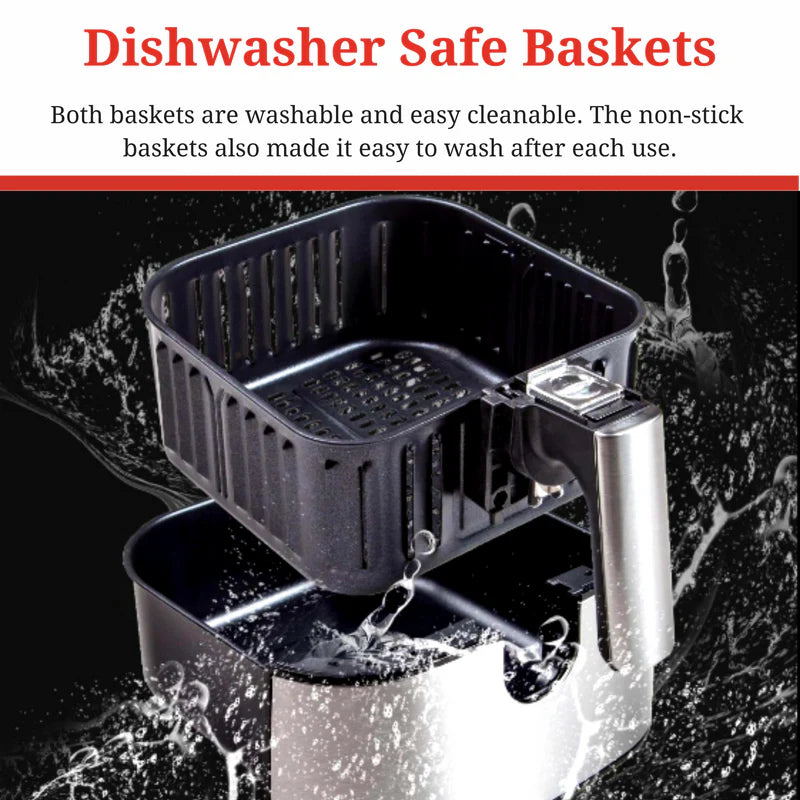 AUSPURE Air Fryer Replacement Basket for 5.5L Aus-Fry550