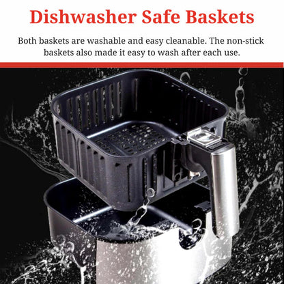 AUSPURE Air Fryer Replacement Basket for 5.5L Aus-Fry550