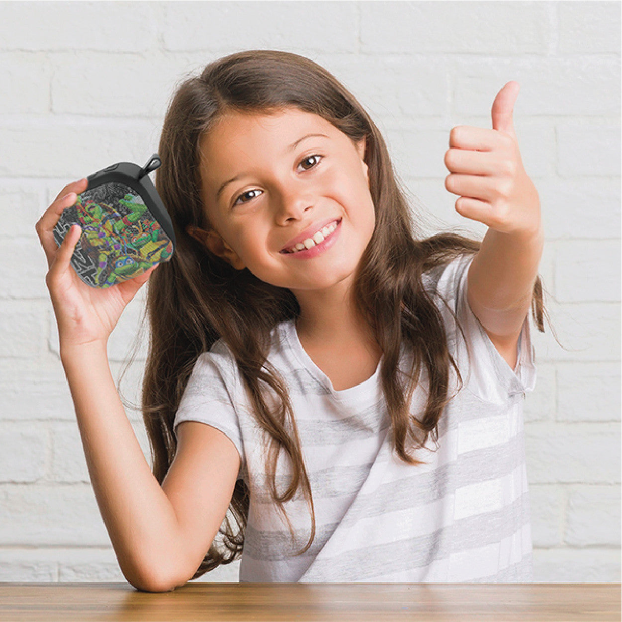 Teenagee Mutant Ninja Turtles Graffiti Mini Bluetooth Speaker (Black)