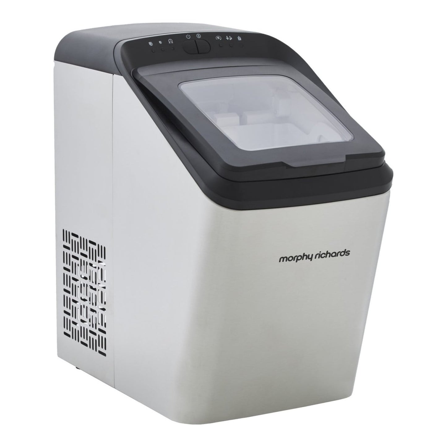 Morphy Richards Compact 15kg Stainless Steel Ice Maker Ice Cube Machine