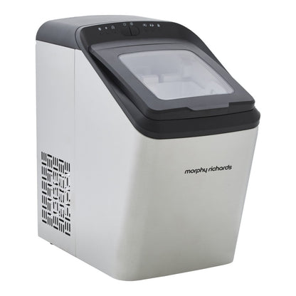 Morphy Richards Compact 15kg Stainless Steel Ice Maker Ice Cube Machine