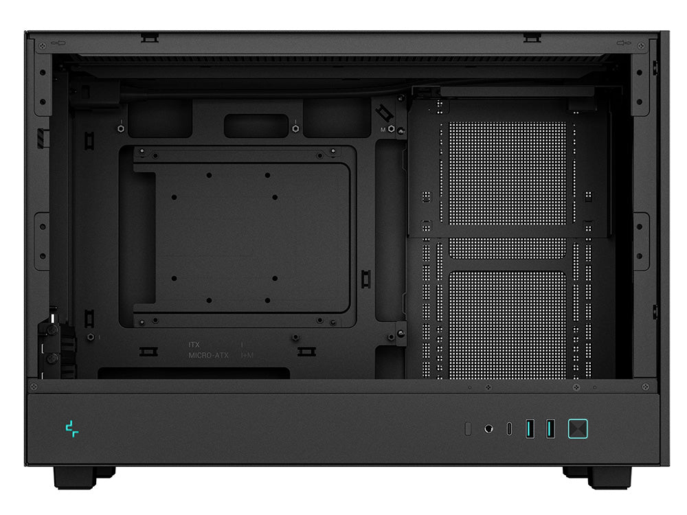 Deepcool CH260 Tempered Glass Micro-ATX Case - Black