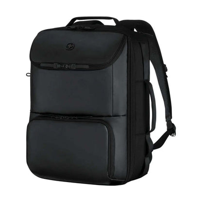 Wenger UrbanOne Travel Laptop Compartment Recycled PET Backpack Black 15.6in