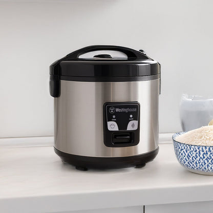 Westinghouse 10 Cup Rice Cooker Stainless Steel & Steamer