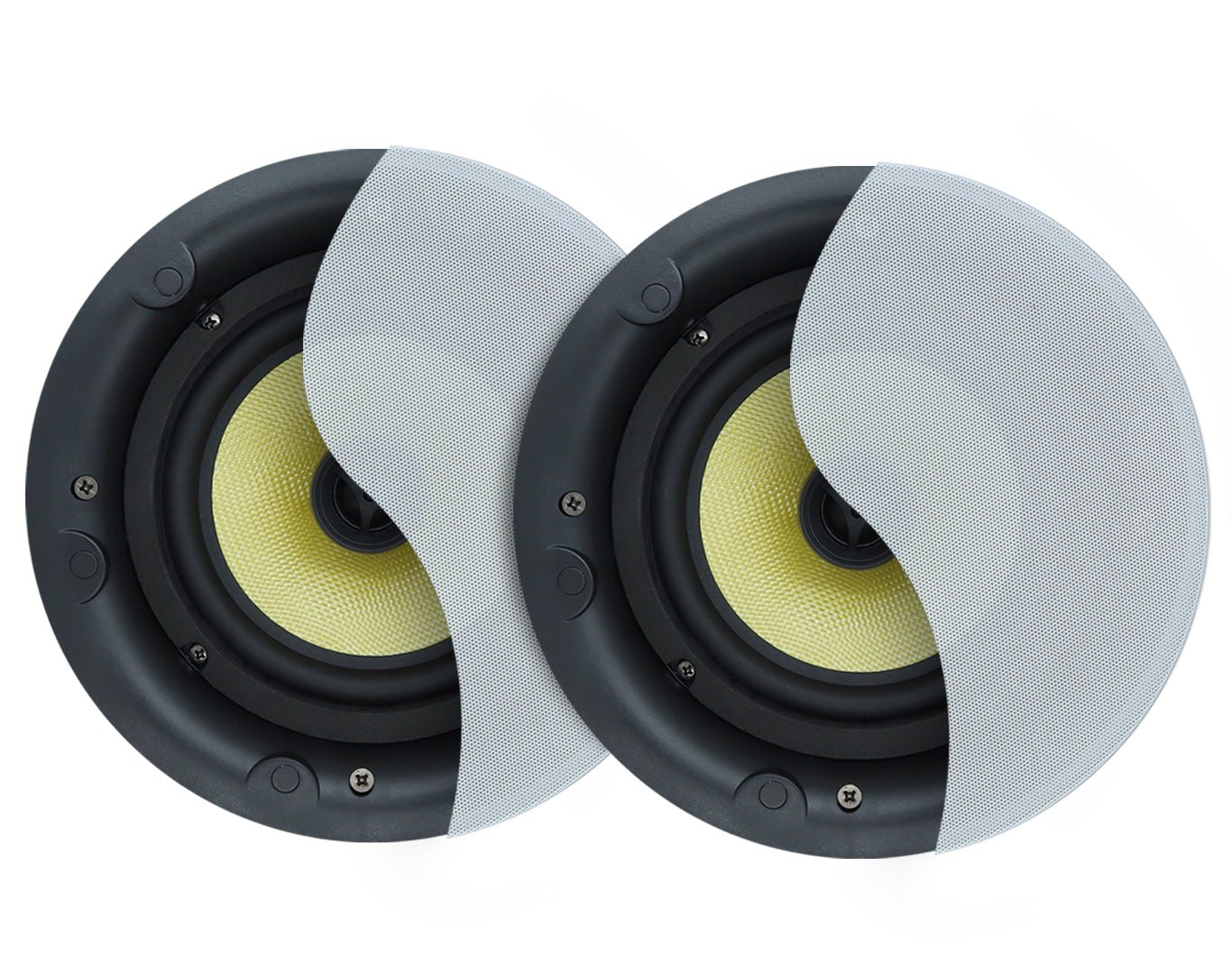 Weconic 8" Rimless Ceiling Speakers 200W 8ohm Commercial Pair LGC83
