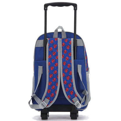 Marvel Avengers Kids 17" Wheeled Backpack with 3D Front Panel - Blue