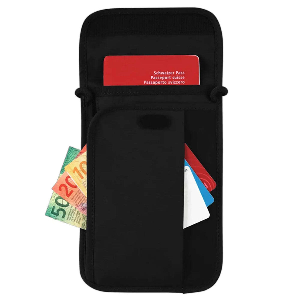 Victorinox Security Neck Pouch with RFID - Black