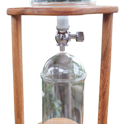 Coffee Culture 350ml Cold Drip Glass Brewing Coffee Maker with Wooden Stand