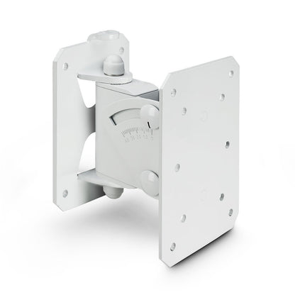 Gravity SPWMBS20B Tilt and Swivel Steel Wall Mount Holder For Speaker 20KG (White)