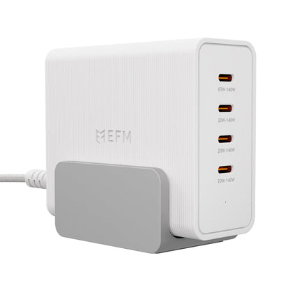 EFM 140W Desktop Power Station with GaN, PD3.1 and PPS (White)