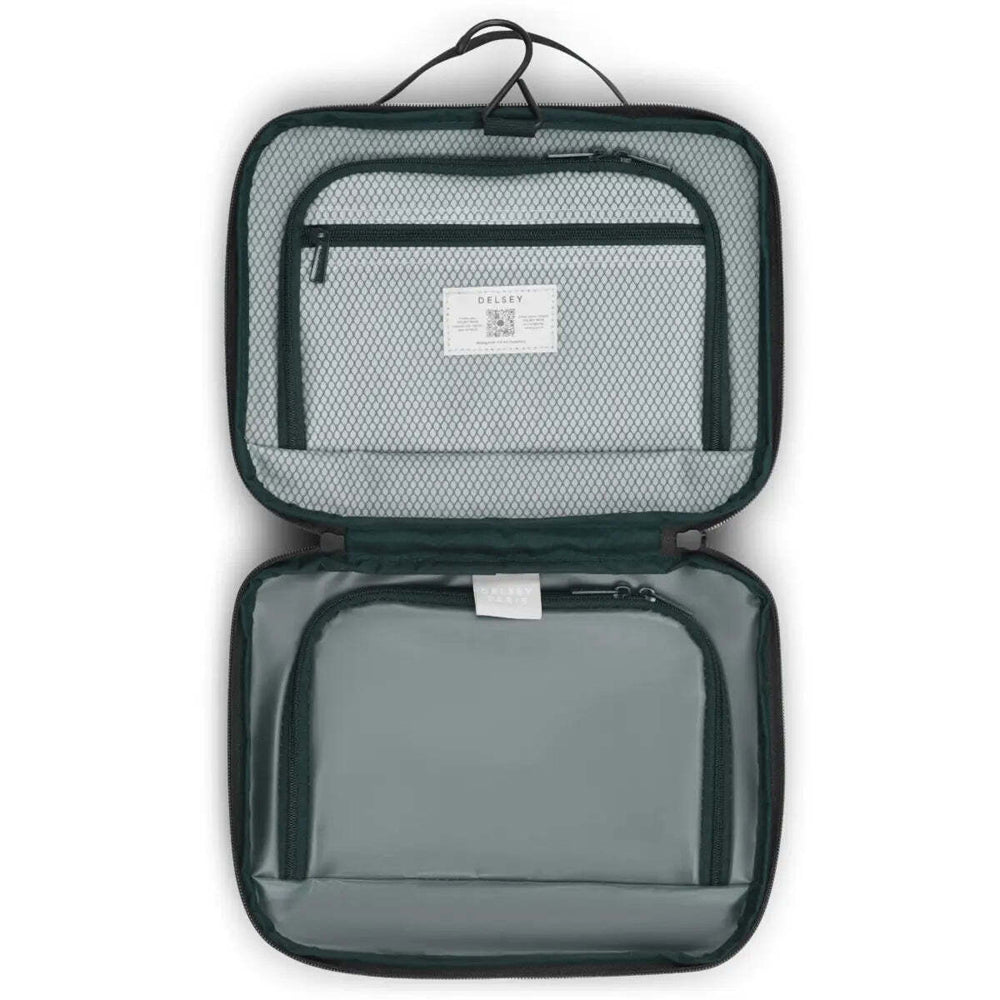 Delsey Brochant 3 Wetpack Toiletry Bag - Deep Black