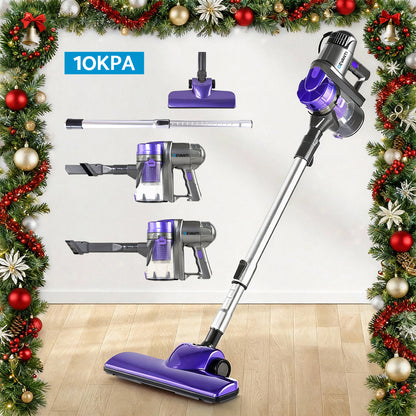 Devanti Stick Vacuum Cleaner Handheld Corded 450W (Purple)