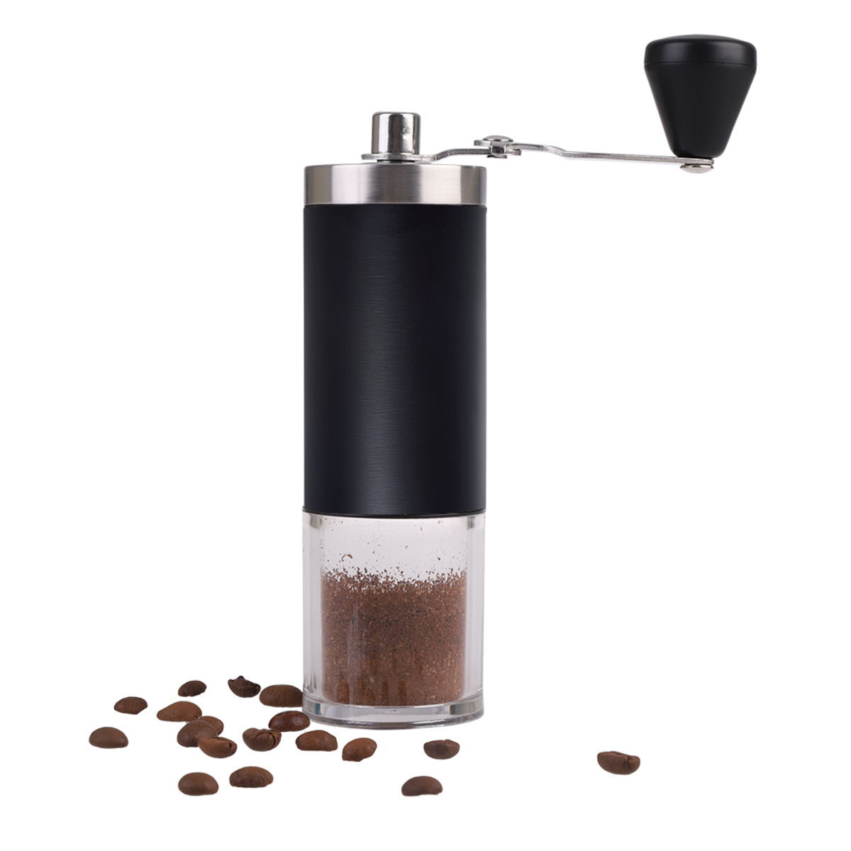 Casabarista Stainless Steel Hand/Manual Coffee Bean Grinder with Ceramic Burr