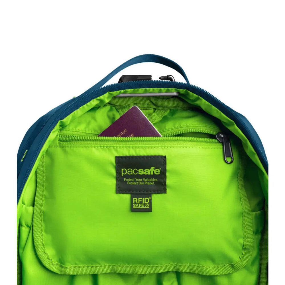 Pacsafe Eco 18L Anti-Theft 13" Laptop Backpack - Tidal Teal
