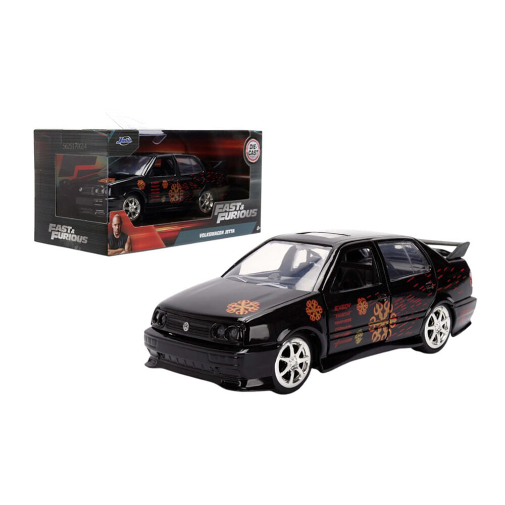 Jada 1:32 Scale Fast & Furious Volkswagen Jetta Black Diecast Vehicle Model