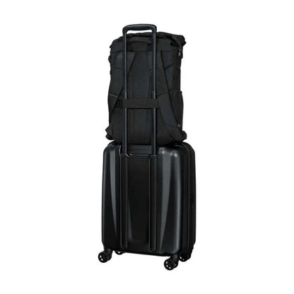 Wenger UrbanOne Roll-Top Laptop Recycled PET Polyester Backpack Black 15.6in