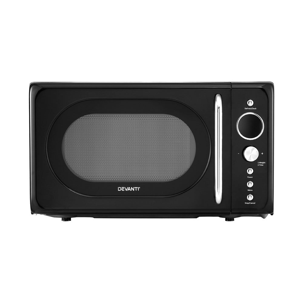 Devanti 20L Microwave Oven 700W (Black)