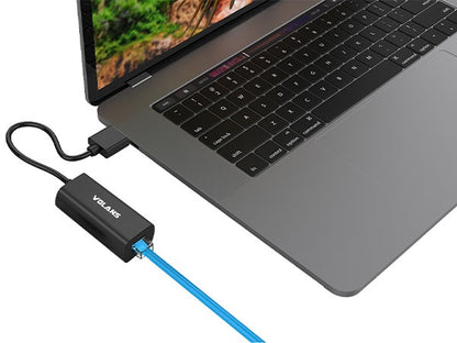 Volans Aluminium USB 3.0 to RJ45 Gigabit Ethernet Adapter