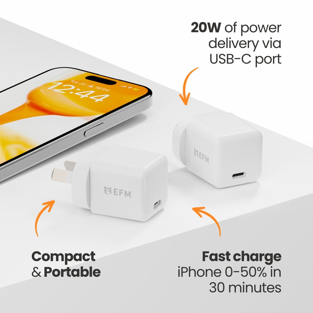 EFM ECO 20W Wall Charger