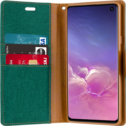 Goospery Canvas Diary For iPhone 7 Plus / iPhone 8 Plus - Green