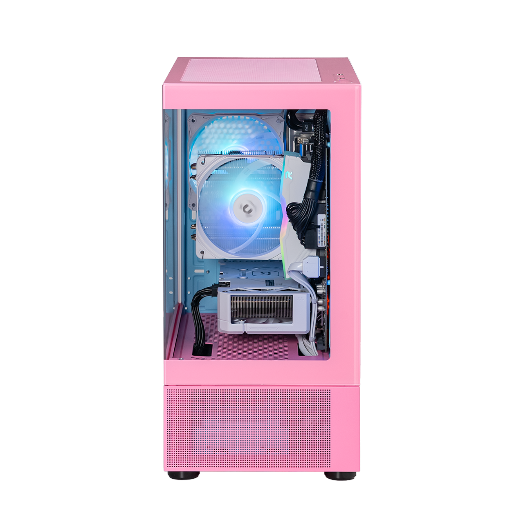 Thermaltake Horizon Prime Gaming Desktop PC (AMD 5600 / RTX 4060 / 16GB RAM) - Bubble Pink Edition