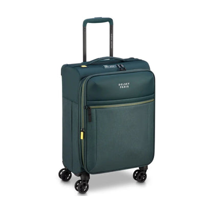 Delsey Brochant 3 Small 55cm Expandable Travel Carry-On Suitcase TSA Lock Pine