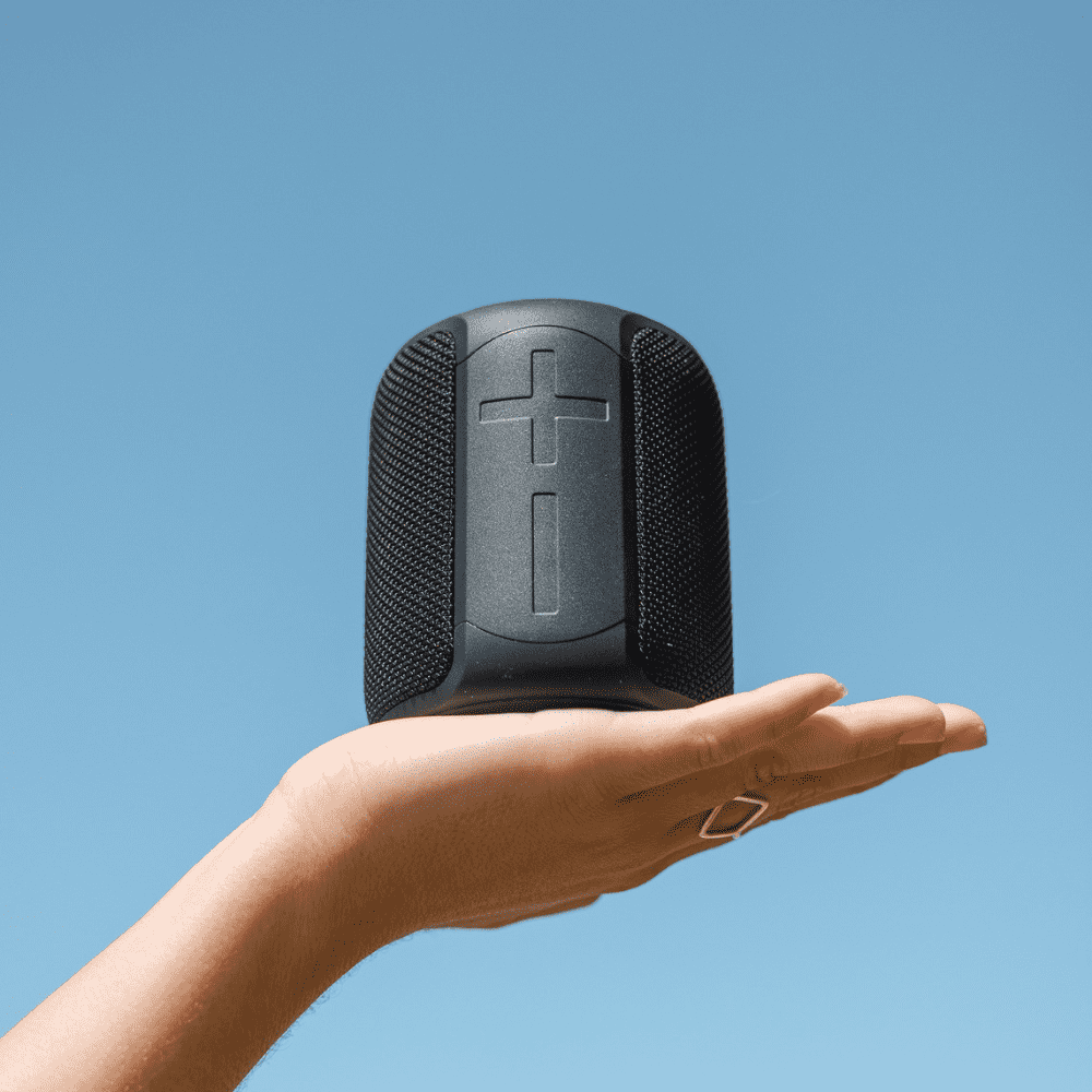 Wave 12W LED BT Portable Speaker - Small (Black)