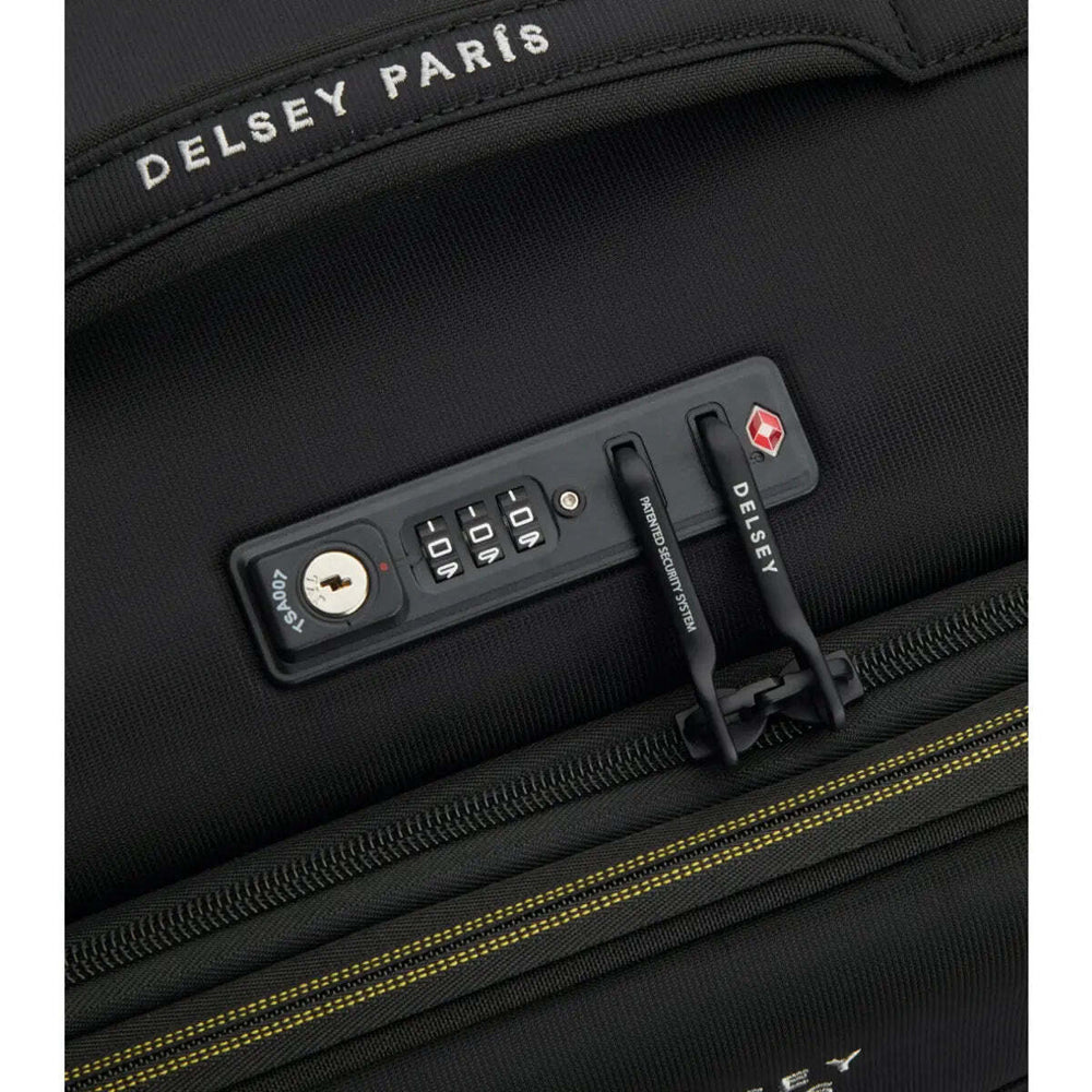 Delsey Brochant 3 - 55 cm 4-Wheel Expandable Carry-on Suitcase - Deep Black