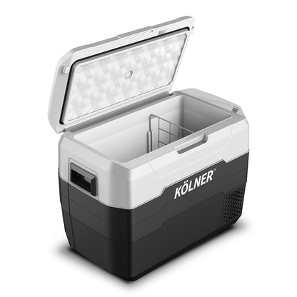 Kolner 40L Portable Fridge Cooler/Freezer (Black)