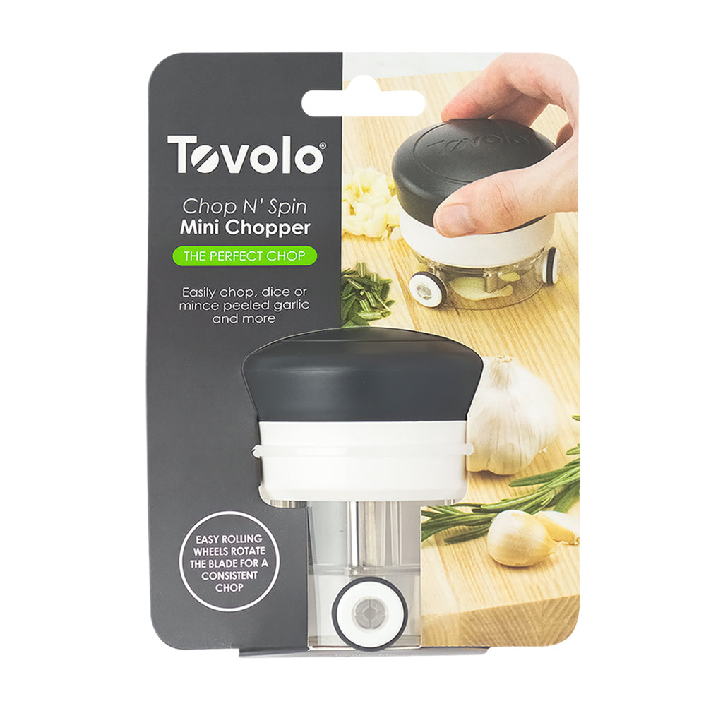 Tovolo Chop n Spin Mini Chopper (Charcoal)