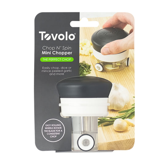 Tovolo Chop n Spin Mini Chopper (Charcoal)