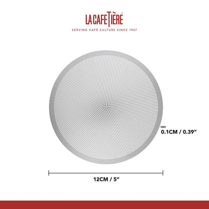 La Cafetiere 2-Pieces Replacement Filter For Coffee Knock Box (White)