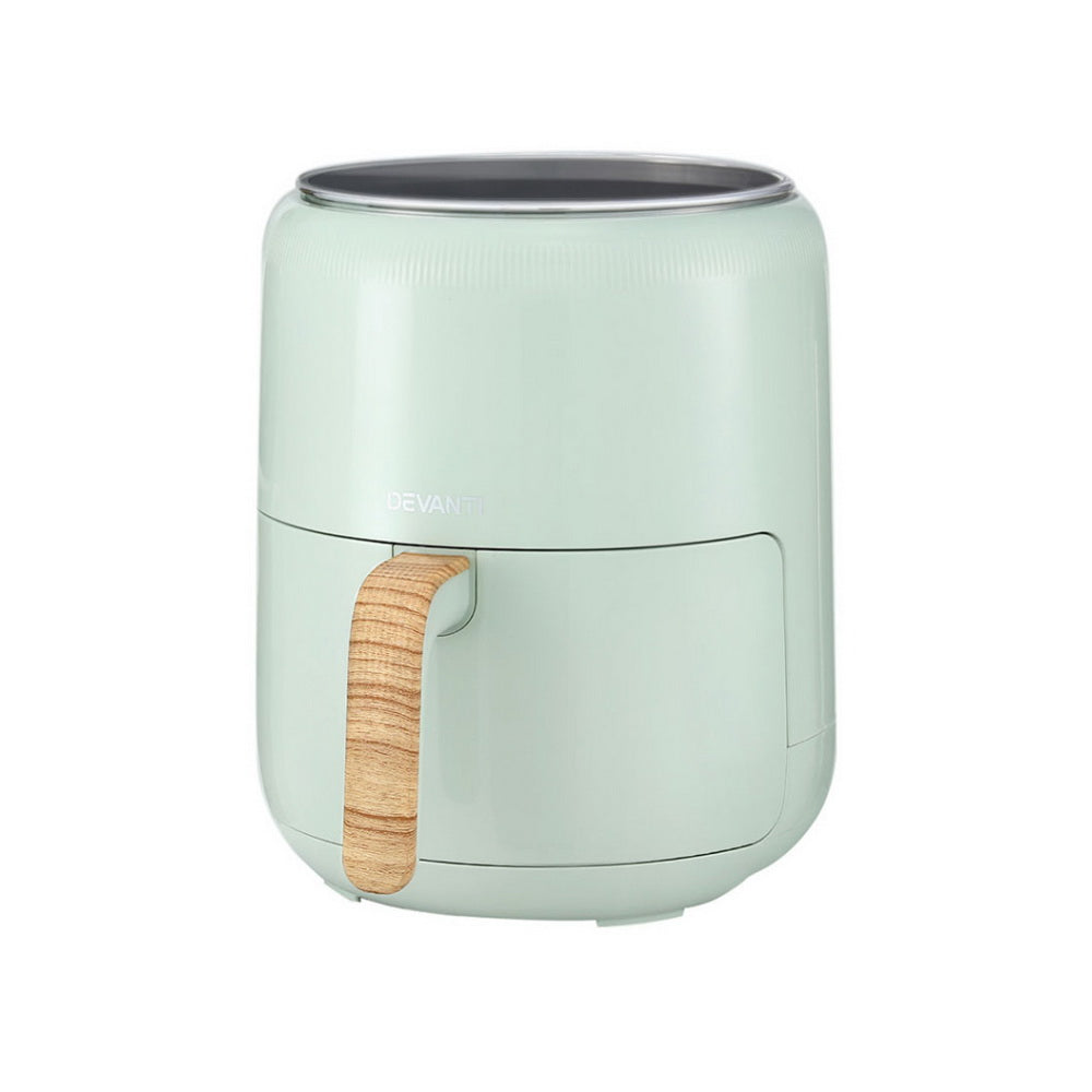 Devanti 5L Air Fryer Touch Control 1500W (Green)