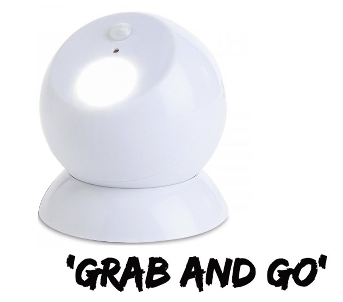 Brillar Motion Activated Swivel Ball Light White