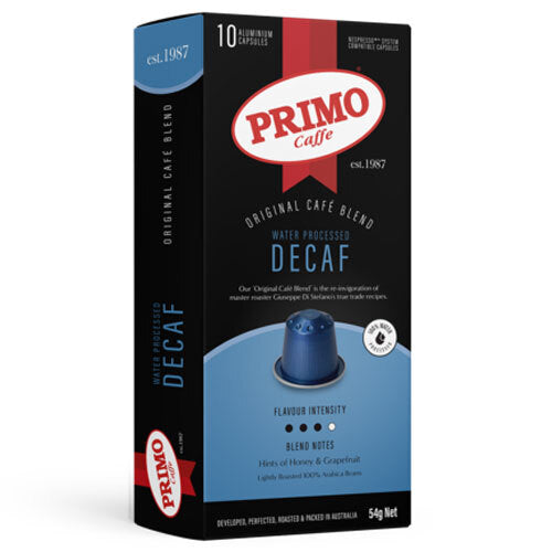 Primo Caffe Decaf Coffee Capsules (6 x 10-Pack) for Nespresso