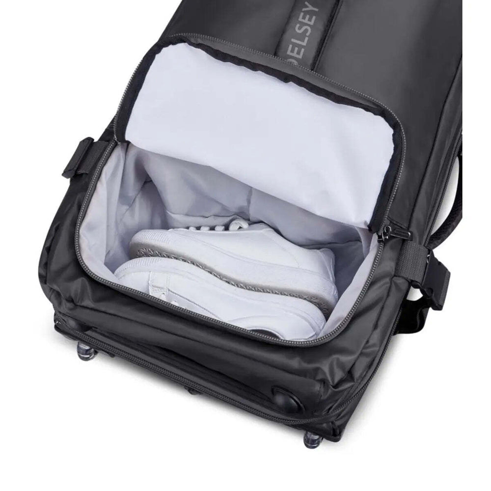 Delsey Raspail 64cm 2-Wheel Medium Duffle Bag - Black