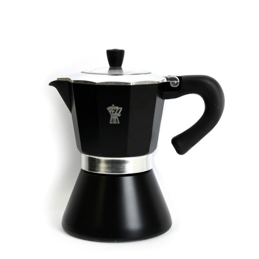 Pezzetti Bellexpress Aluminium 6-Cup Stovetop Induction Coffee Maker Black