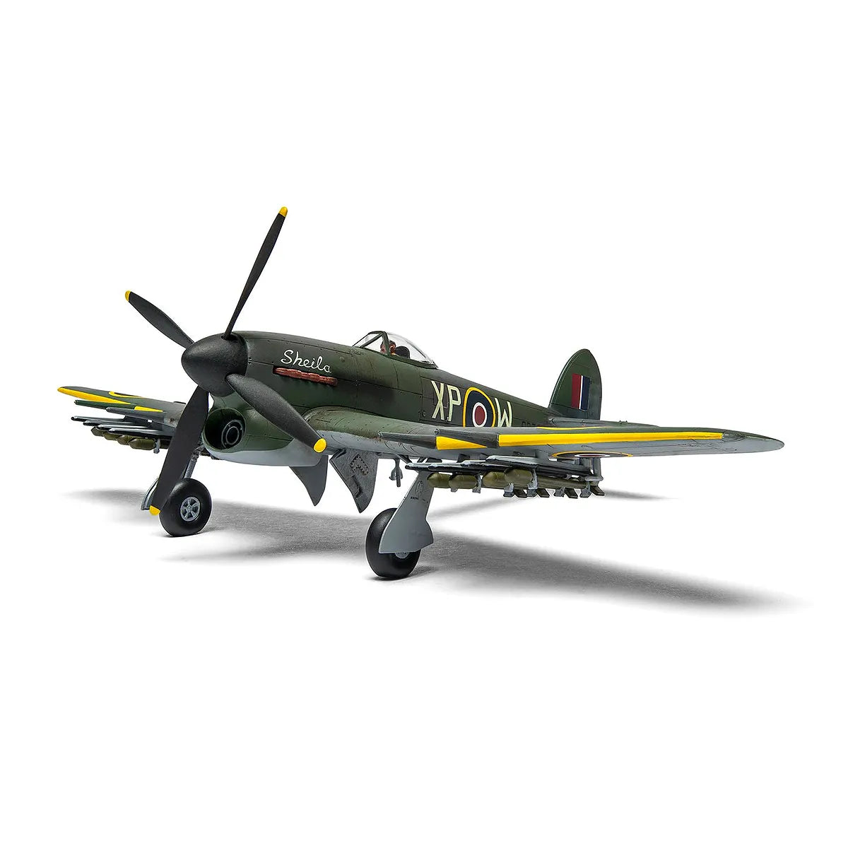 Airfix 1/72 Hawker Typhoon Mk.IB Fighter Jet Scaled Plastic Model Kit