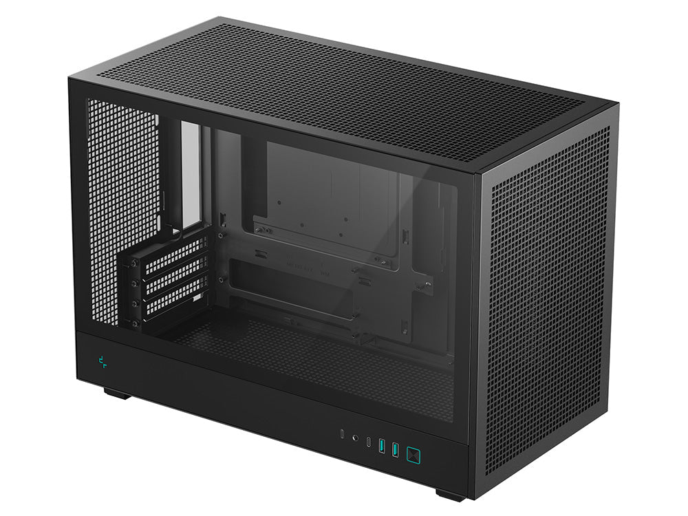 Deepcool CH260 Tempered Glass Micro-ATX Case - Black