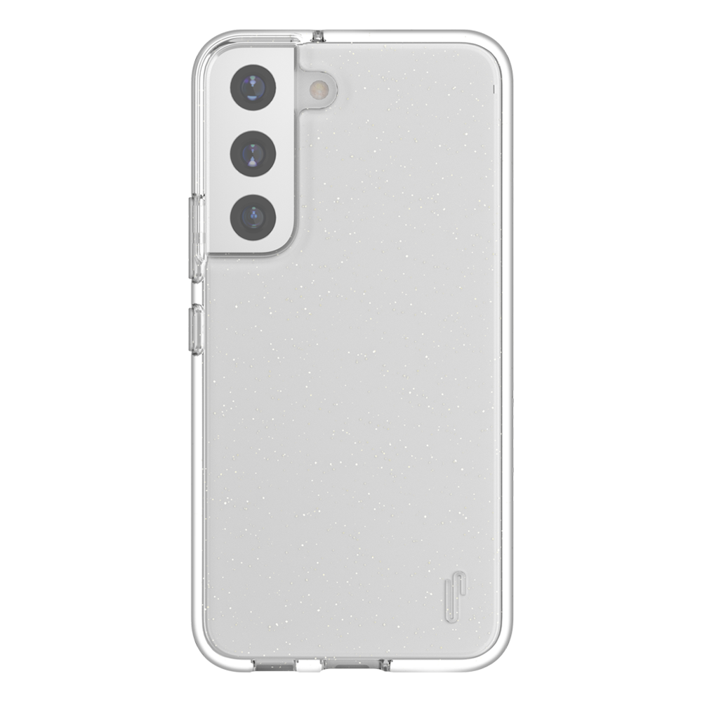 Ugly Rubber Samsung s22 Vogue Glitter Infused Armor Case (Clear)