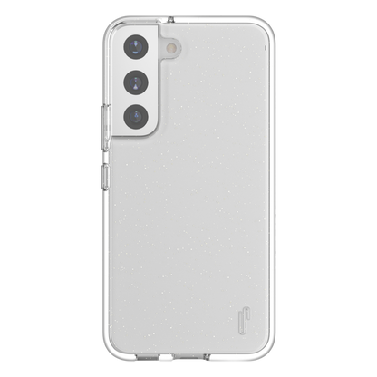 Ugly Rubber Samsung s22 Vogue Glitter Infused Armor Case (Clear)