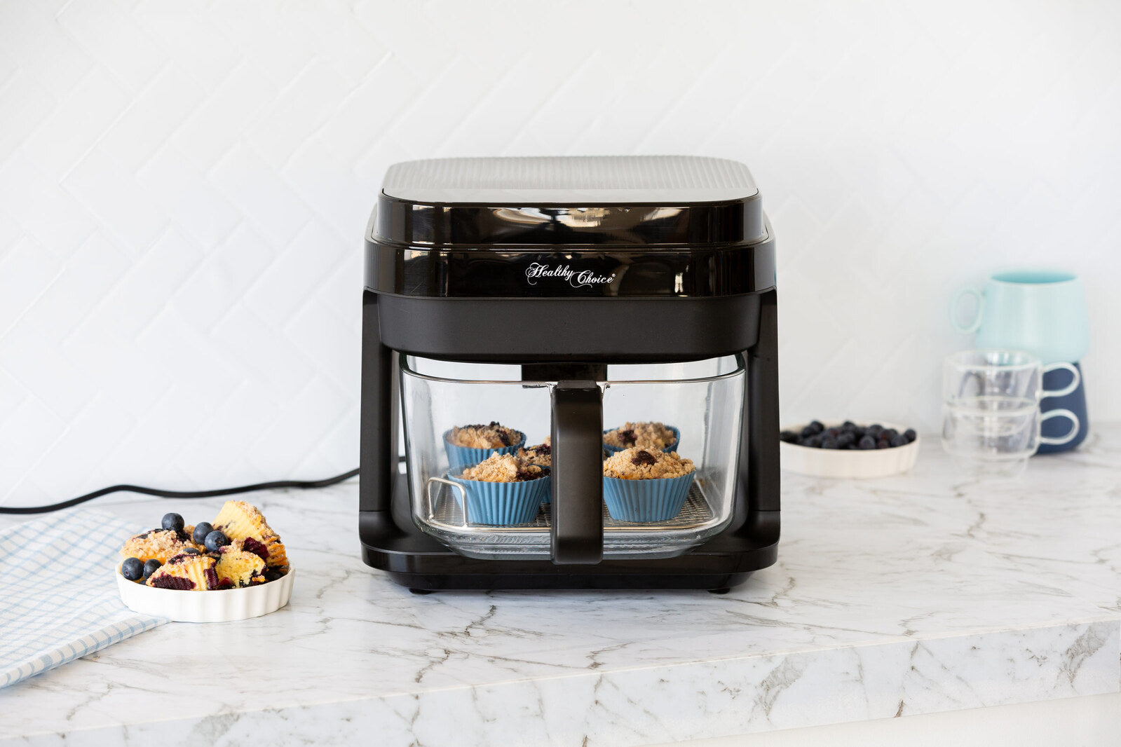 Healthy Choice 6.5L Glass Digital Air Fryer Oven 1200W