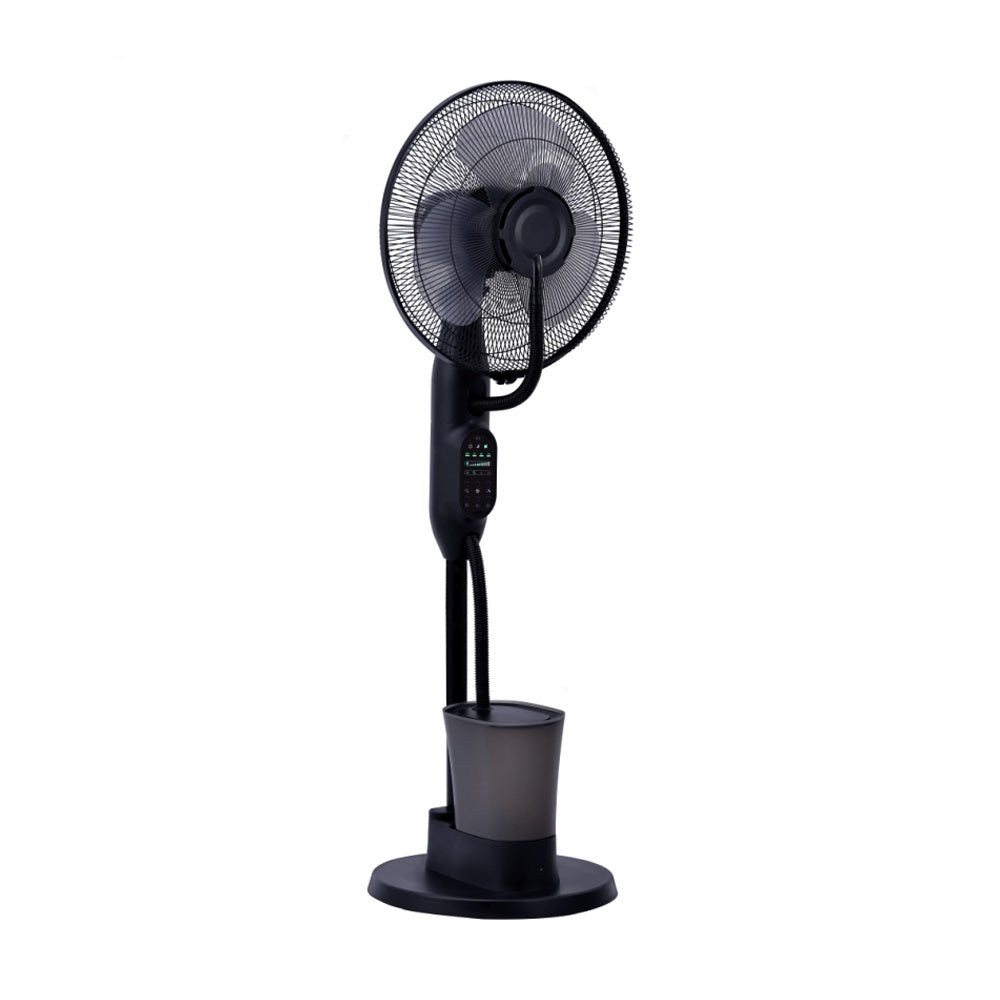 Heller 125x40cm Standing Misting Fan With Remote Control Black