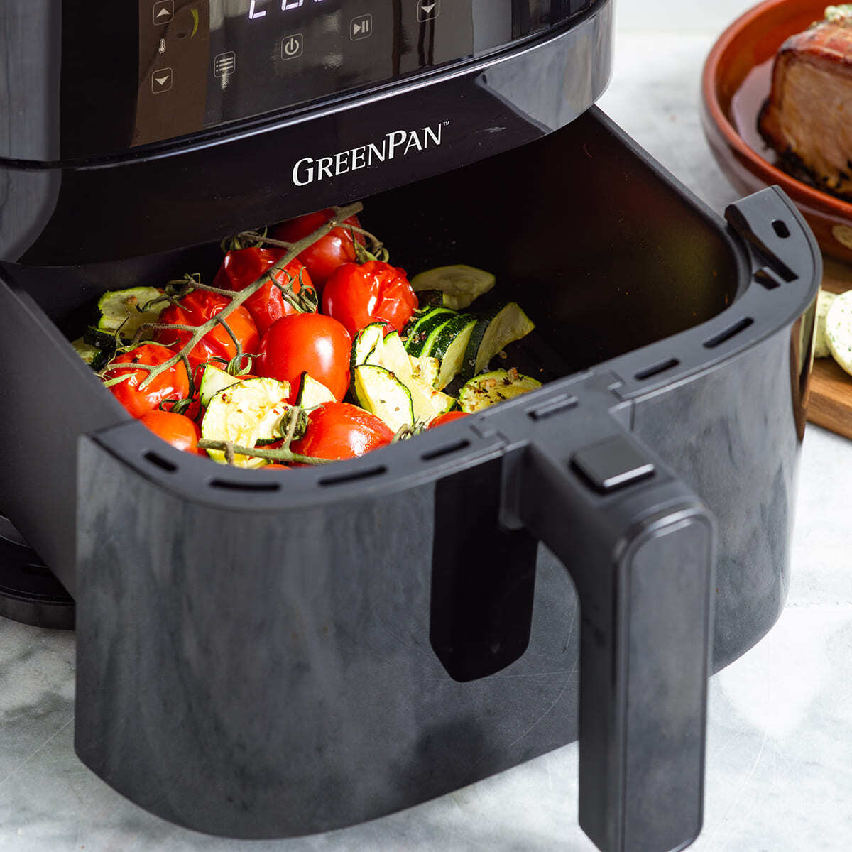 GreenPan Bistro 1 Basket Electric Airfryer Home Benchtop Kitchen Cookware