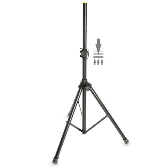 Gravity SP5211ACB Pneumatic 195cm Tripod Stand Mount Holder For Speaker Black