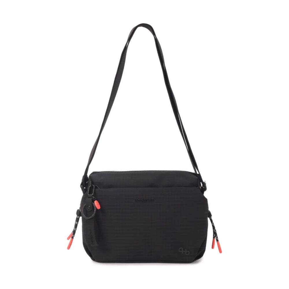 Hedgren Kosho Womens Medium Crossover Shoulder Bag Crossbody Black