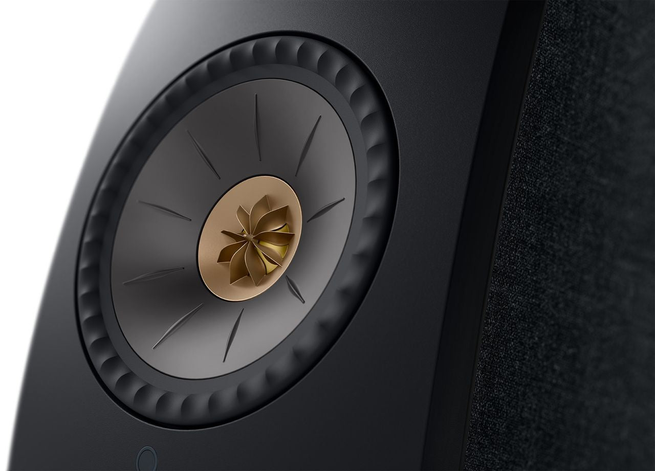 KEF LSX II Wireless HiFi Speakers Pair (Carbon Black)