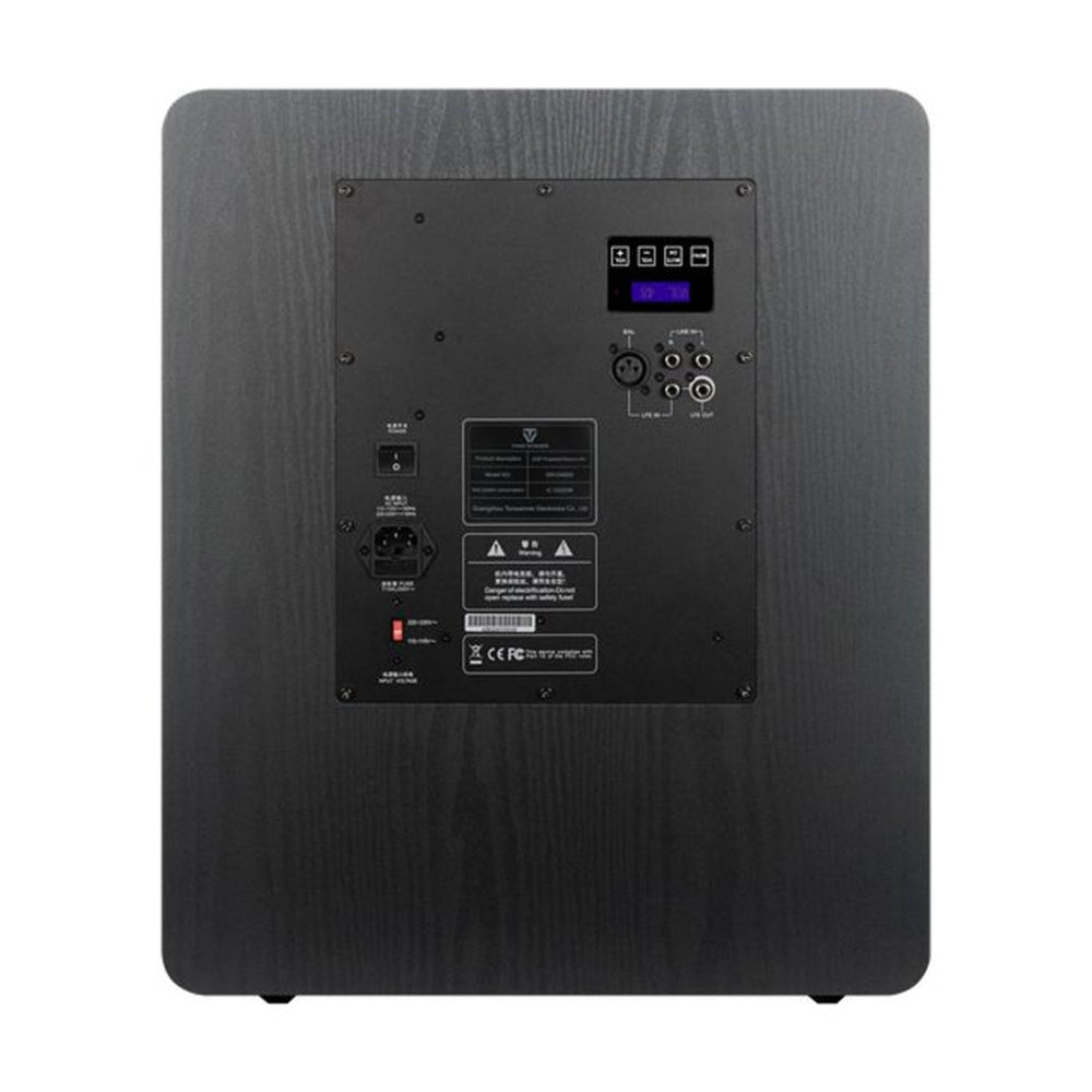 Tonewinner SW-D4000 12 Inch 800W Stereo Subwoofer Black